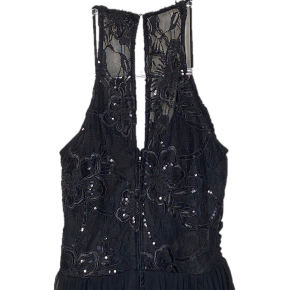 City Triangles Black High Low Sequin Dress Size 1 - Picture 12 of 16